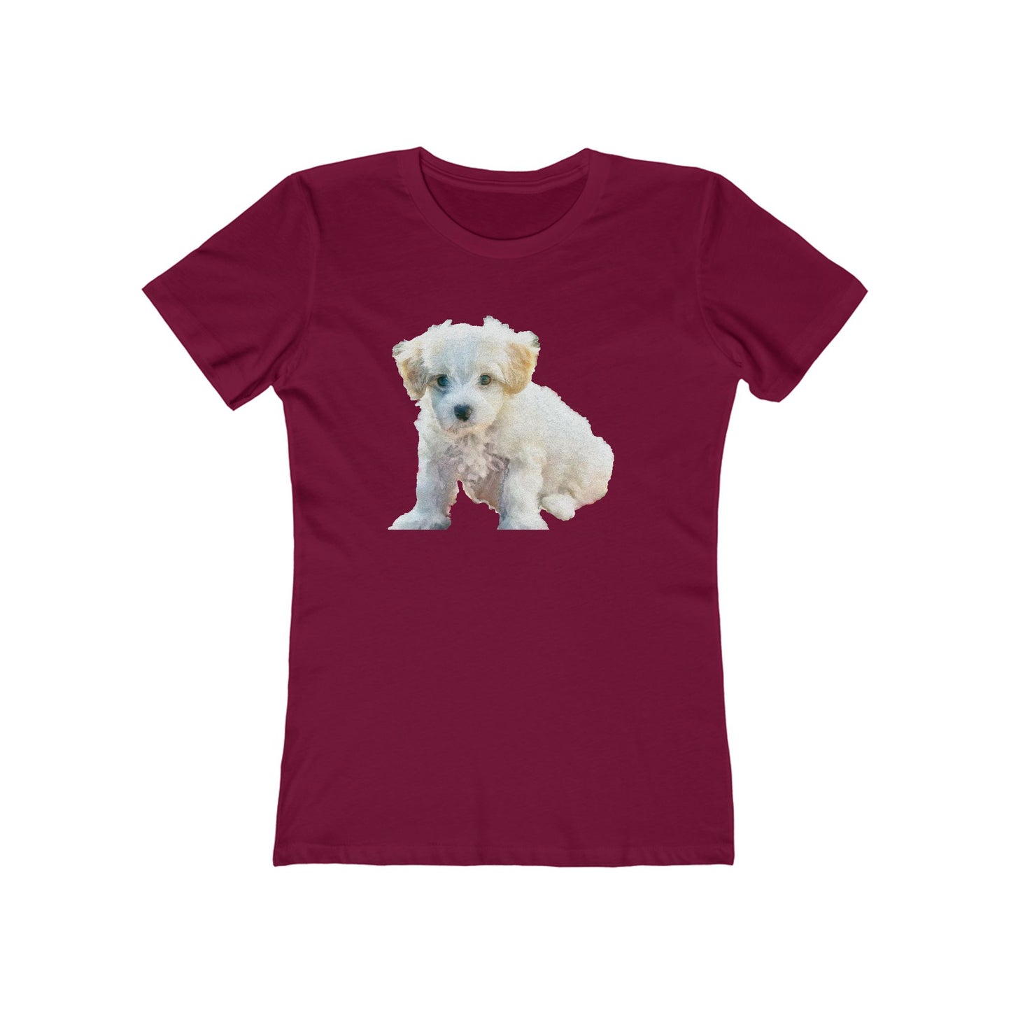 Bichon Frise - Women's Slim Fit Ringspun Cotton T-Shirt