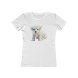 Bichon Frise - Women's Slim Fit Ringspun Cotton T-Shirt