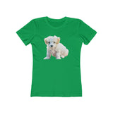 Bichon Frise - Women's Slim Fit Ringspun Cotton T-Shirt