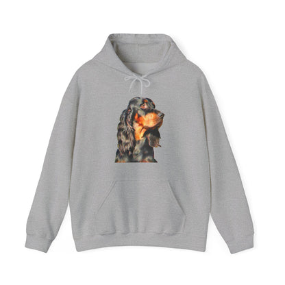 Gordon Setter 'Angus' Unisex 50/50 Hoodie