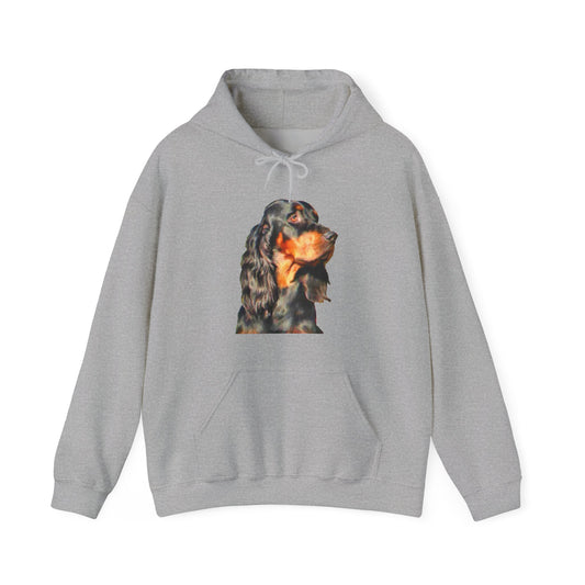 Gordon Setter 'Angus' Unisex 50/50 Hoodie