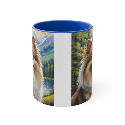 German Spitz 11oz Ceramic Accent Mug