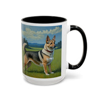 Swedish Vallhund - Ceramic Accent Coffee Mug - 2 Sizes