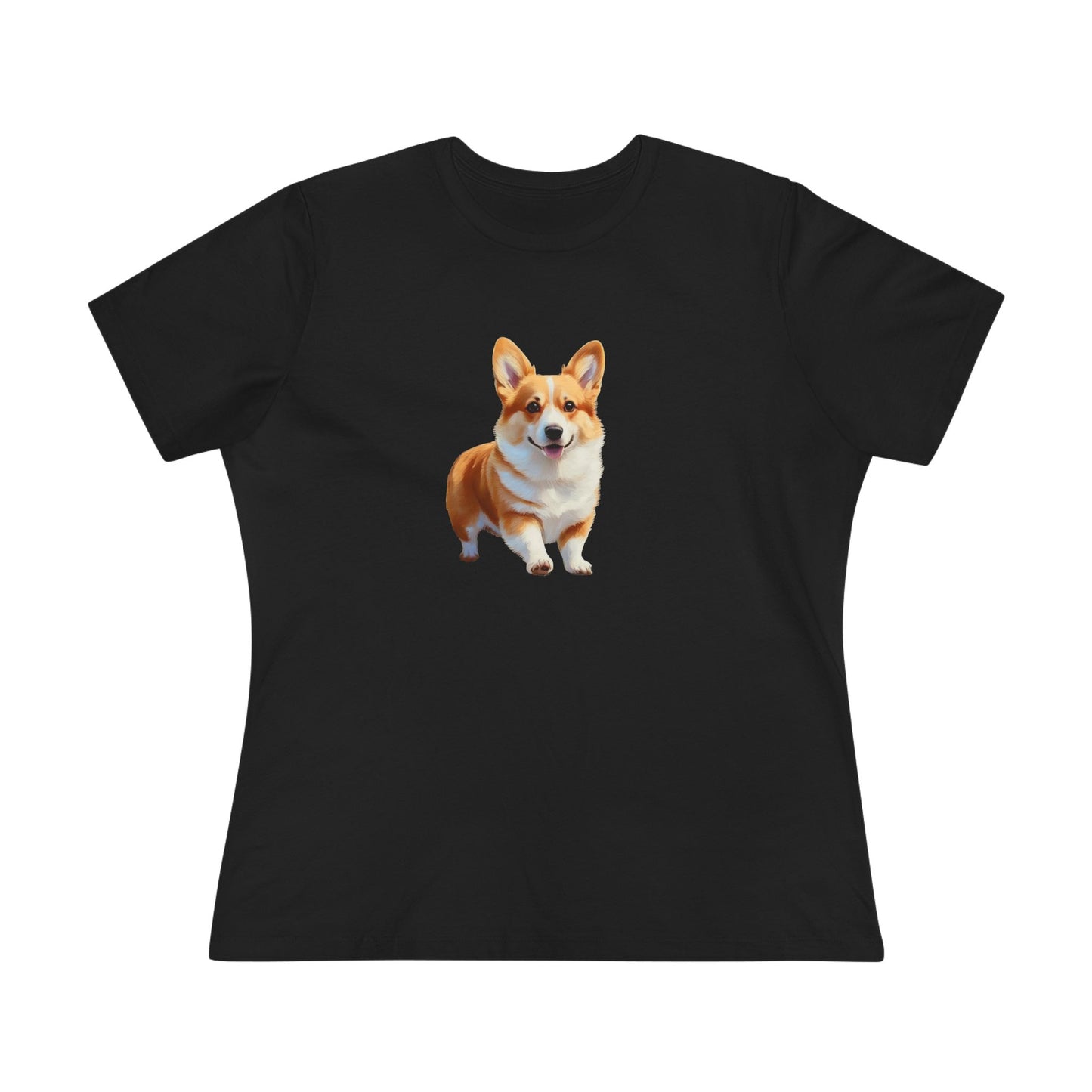 Welsh Corgi Puppy Women's Relaxed Fit Cotton Tee