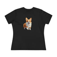 Welsh Corgi Puppy Women's Relaxed Fit Cotton Tee