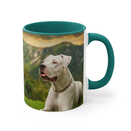 Dogo Argentino 11oz Ceramic Accent Mug