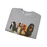 Cozy King Charles Spaniels 'Cavalier Club' Unisex Crewneck Sweatshirt