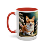 Welsh Corgi Puppy - Accent Coffee Mug
