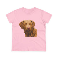 Chesapeake Bay Retriever Women's Midweight Cotton Tee