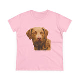 Chesapeake Bay Retriever Women's Midweight Cotton Tee