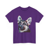 German Shepherd 'Sly' Unisex Heavy Cotton Tee