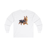 Australian Terrier Unisex Classic Cotton Long Sleeve Tee