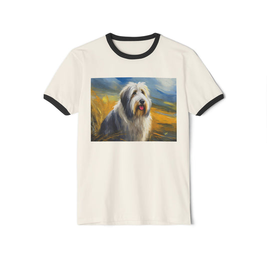 Old English Sheepdog Classic Cotton Ringer T-Shirt