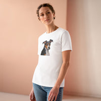 Teddy Roosevelt Terrier Women's Relaxed Fit Cotton Tee