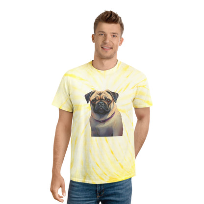 Pug - Unisex Tie-Dye Tee, Cyclone