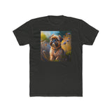 Brussels Griffon - Men's FItted Cotton Crew Tee