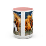 Cavalier King Charles Puppy - Accent Coffee Mug - 2 Sizes