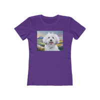 Coton de Tulear Women's Slim Fitted Ringspun Cotton Tee