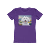 Coton de Tulear Women's Slim Fitted Ringspun Cotton Tee