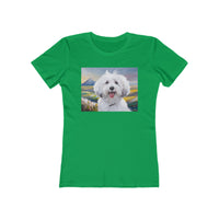 Coton de Tulear Women's Slim Fitted Ringspun Cotton Tee