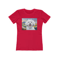 Coton de Tulear Women's Slim Fitted Ringspun Cotton Tee