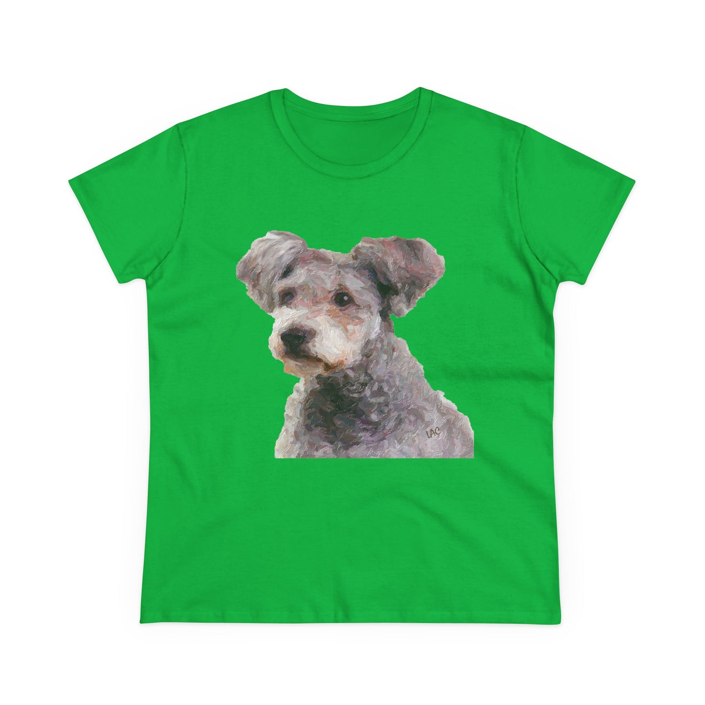 Hungarian Pumi Women's Midweight Cotton Tee