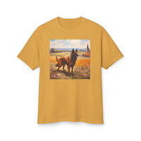 Belgian Tervurenv  Unisex Relaxed Fit Garment-Dyed Heavyweight Cotton Tee