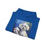 Maltese Dogs Unisex 50/50 Hooded Sweatshirt