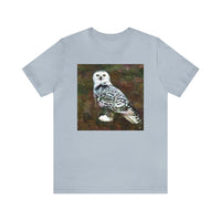 Snowy White Owl - -  Classic Jersey Short Sleeve Tee