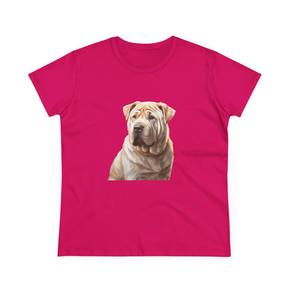 Chinese Shar-Pei Women's Midweight Cotton Tee