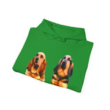 Bloodhounds 'Bear and Bubba' Unisex 50/50 Hoodie