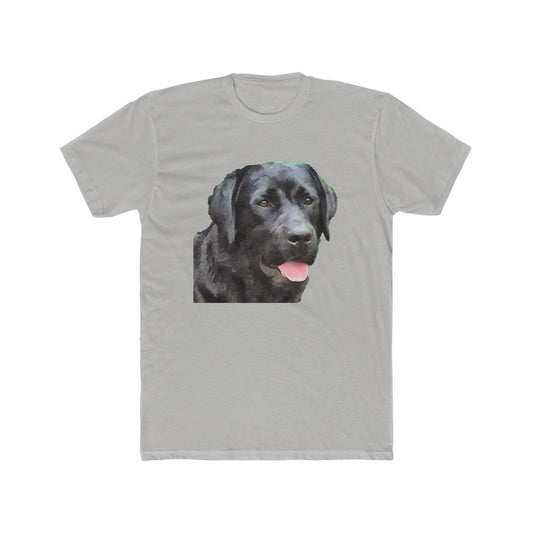 Labrador Retriever 'Rizzo' --  Men's Fitted Cotton Crew Tee