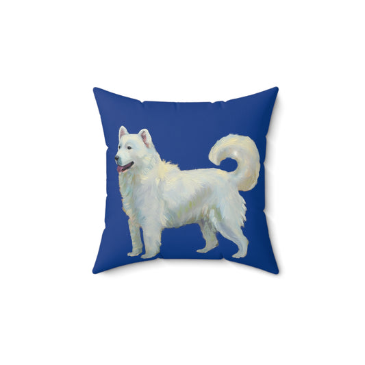 Hokkaido Spun Polyester Square Throw Pillow: Artful Comfort