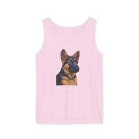 German Shepherd Puppy Unisex Relaxed Fit Tank Top