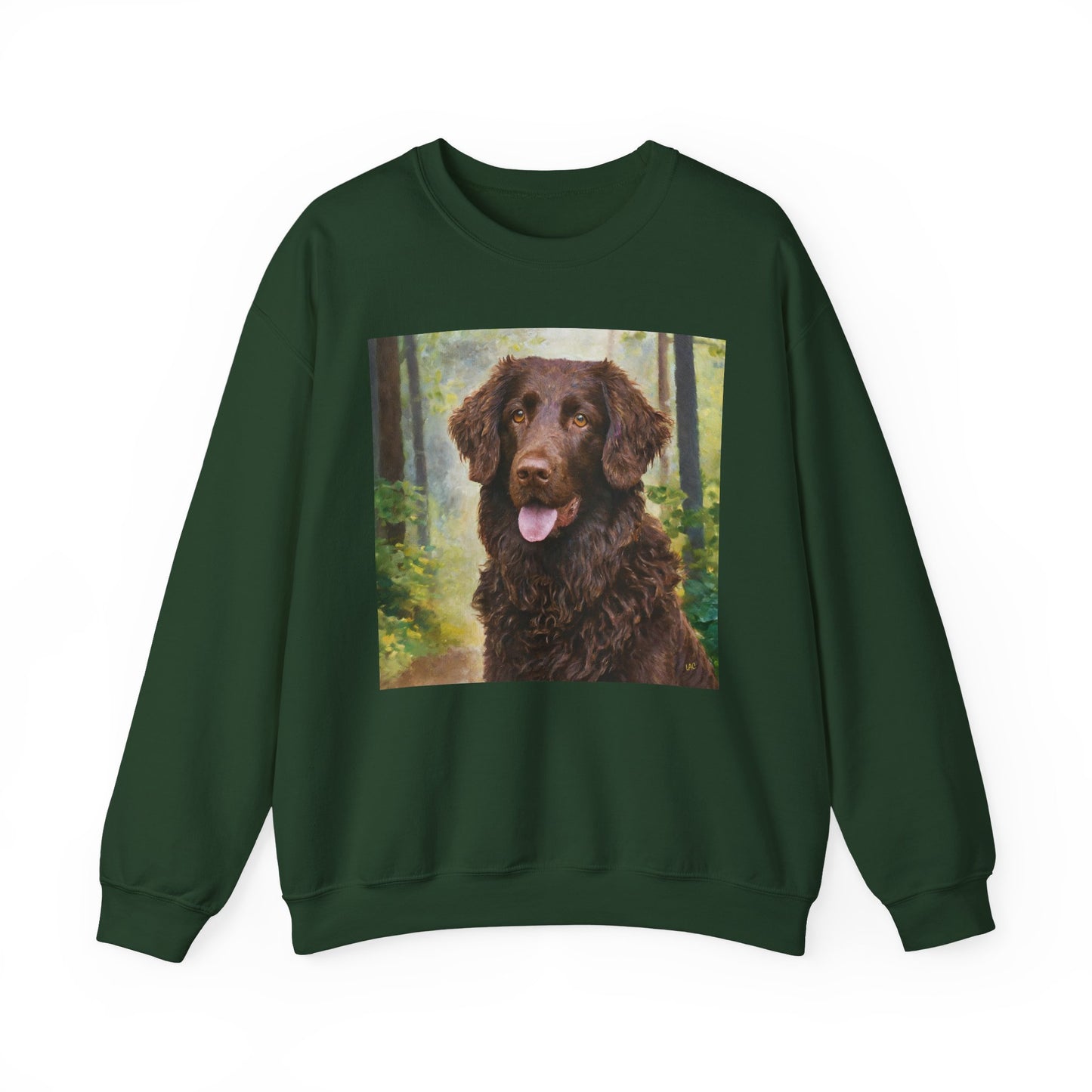 Curly-Coat Retriever - Unisex 50/50 Crewneck Sweatshirt
