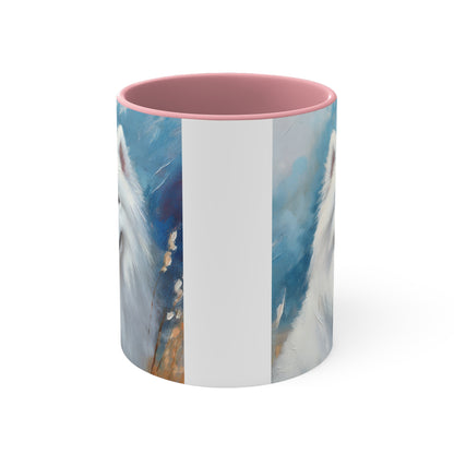 Samoyed 11oz Ceramic Accent Mug