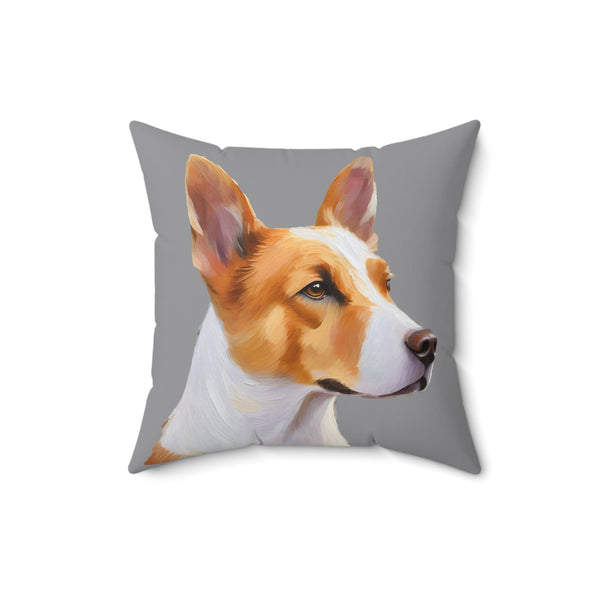 Canaan Dog of Israel Spun Polyester Square Pillow