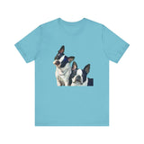 Boston Terriers 'Skipper & Dee Dee' Unisex Jersey Short Sleeve Tee