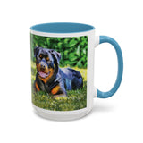 Rottweiler - Lina Accent Coffee Mug (11, 15oz)