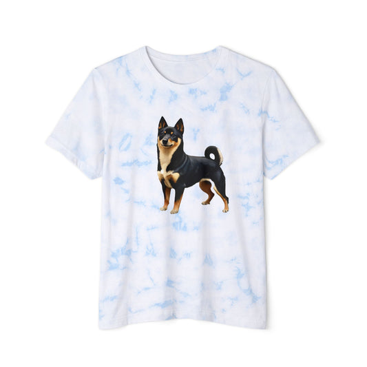 Black & Tan Shiba Inu Unisex Fashion Tie-Dyed T-Shirt