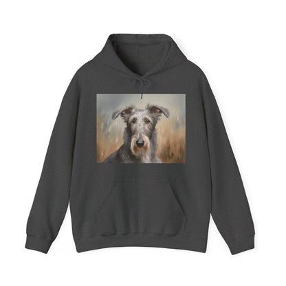 Scottish Deerhound 50/50 Hooded Sweatshirt