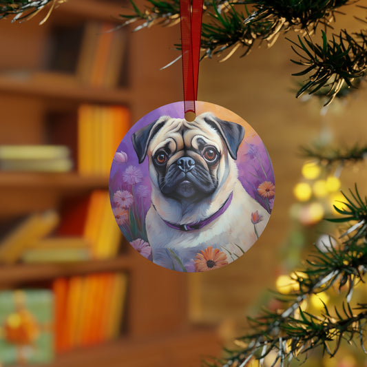 Pug - Metal Ornaments