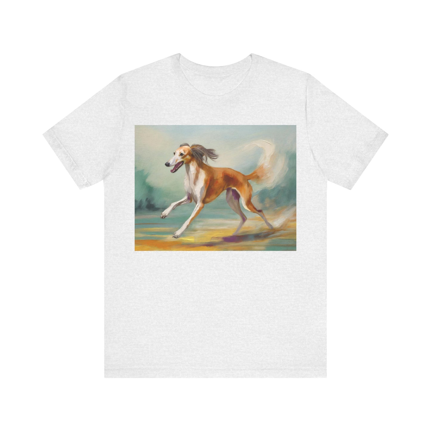 Saluki 'On the Run' Unisex Jersey Short Sleeve Tee