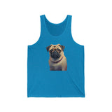 Pug - Unisex Jersey Tank