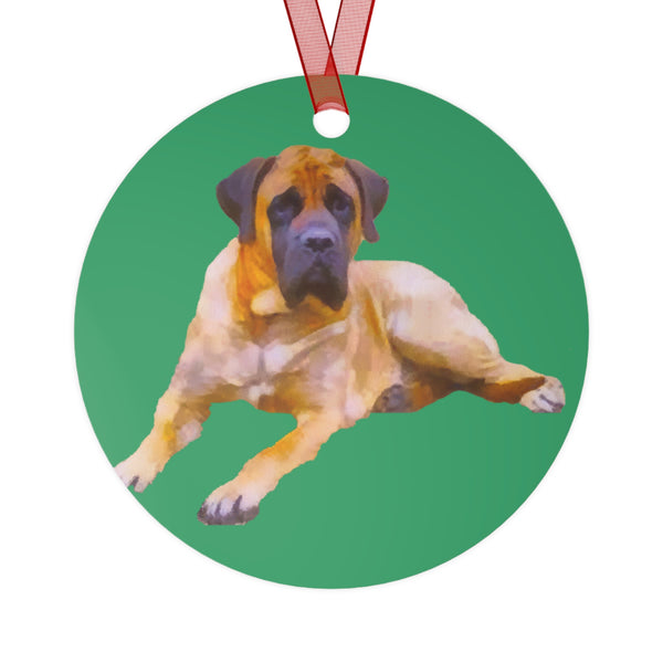 Mastiff Metal Ornaments