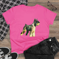 Schnauzer Women's Midweight Cotton Tee