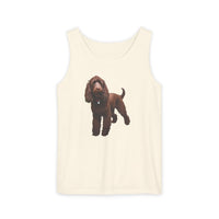 Irish Water Spaniel Unisex Relaxed Fit Garment-Dyed Tank Top