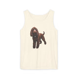 Irish Water Spaniel Unisex Relaxed Fit Garment-Dyed Tank Top