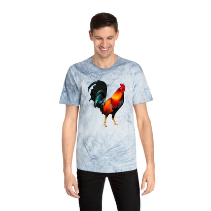 Rooster 'Silas' Unisex Cotton Color Blast T-Shirt