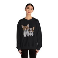 Welsh Corgi 'Cousins' Unisex 50/50 Crewneck Sweatshirt DoggyLips™